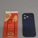 Vooii Magnetic for iPhone 17 Pro Case, Compatible with Magsafe (Premium Liquid Silicone) (Integrated Camera Control Button) Full Body Protective Anti-Scratch Microfiber Lining 6.3", Navy Blue