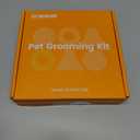 oneisall Dog Clippers with Double Blades,Cordless Small Pet Hair Grooming Trimmer,Low Noise for Trimming Dog's Hair Around Paws, Eyes, Ears, Face, Rump (Purple)