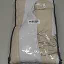 Taupe Blackout Linen Curtains 102 Inches Long for Bedroom Pinch Pleated Black Out Curtains Lined 2 Layers Memory Shape Noise Reducing Neutral Farmhouse Living Room Darkening Window Drapes