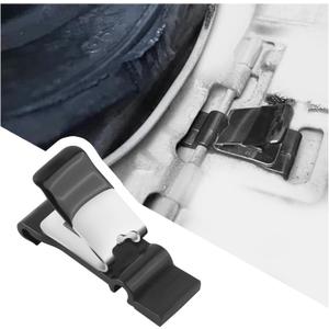 Fuel Door Spring Clamp OEM# 77360-0E010,Gas Door Spring Clip Compatible with Toyota Echo Venza Camry 4Runner Highlander, Lexus RX330 RX350 GS300 RX400h,Standard Car Accessories(77360-0E010)