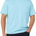 Amazon Essentials Men's Short-Sleeve Crewneck Pocket T-Shirts, Pack of 2 (Blue, XS)