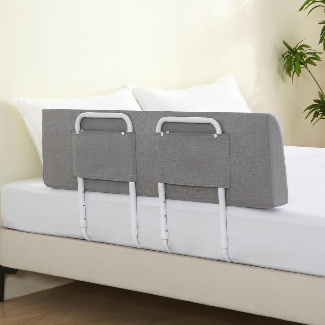 WYBITNY Bed Guard Rail for Toddlers, 43inch Foam Padded Side Rail for Queen King Twin Full Size Bed, Bedrail for Toddler, Kids Cosleep Bed Railing