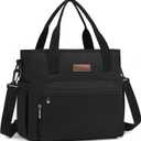 MIYCOO Lunch Bag Lunch Box Men Women - Leakproof Insulated Cooler Bag for Men Women - Large Tote Adults, Black (18L)