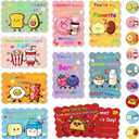 36 Pack Valentines Day Cards for Kids School  4.7 x 3.2 in Funny Classroom Valentine Cards, 9 Cute Designs with Envelopes & Stickers for Boys, Girls & Teachers