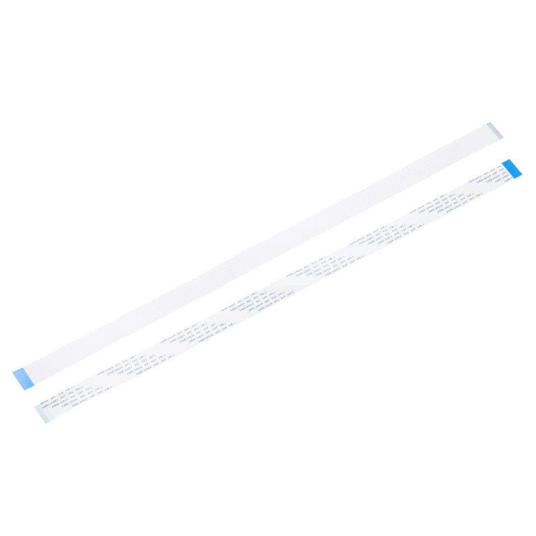 uxcell Flexible Flat Cable, 500mm 1mm Pitch 16 Pins FPC FFC Flexible Ribbon Cable for LCD TV Car Audio DVD Player 5Pcs (B Type)
