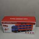 78-Inch Cars Trucks Toys for Toddler 1-3 2-4 3-5 4-7 Years Old Boys Kids, Transport Truck with 12Pcs Die-Cast Cars, Gifts for 3 4 5 6 Year Old Boys, Toddler Boy Toys Ages 3-5 4-7