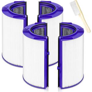 360 Combi Glass HEPA + Carbon Air Purifier Filter Replacement for Dyson HP10 HP07 TP10 TP09 TP07 TP06 TP04 TP4A HP04 HP06 HP09 HP4B PH01 PH02 PH03 PH04 DP04 Pure Cool Hot Humidify Fan, 2 Pack, Blue