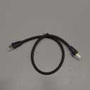 Amazon Basics RJ45 Cat-6 Ethernet Patch Internet Cable, 1Gbps Transfer Speed, Gold-Plated Connectors, Universal Connectivity for PC, TV, Tablet, Router, Printer, 5 Foot, Black