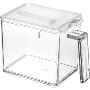 YAMAZAKI Home Tower Spice Storage Container - Abs Plastic - 2.75 Cups, 650 Milliliters (Large, White)