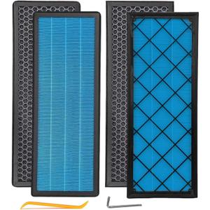 HEPA Air Filter Activated Carbon Cabin Air Filter Replacement for Tesla Model Y Accessories 2024-2020 (Set of 4 Packs)
