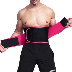 Waist Trimmer for Men, Sweat Belt for Women,Waist Trainer (XXL-3XL, Pink Pro)