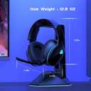 Gaming Headset Wireless 2.4GHz for PS5, PS4 Fortnite/Call of Duty/FPS Gamers, PC, Switch, Bluetooth 5.3 Gaming Headphones with ENC Microphone, Surround Sound, 40+H Battery (Black)