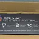 FANMATS NFL Inflatable Football - Self Inflating Inflatable Display, Built-In Blower & Tethers, Official Team Logo – Show Your Spirit All Year Round