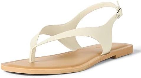 The Drop Women's Cinda Thong Sandal 9.5 The Drop Women's Cinda Thong Sandal 9.5