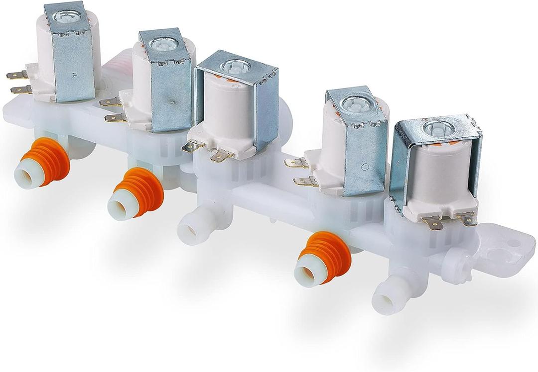 AJU73213301 Washer Water Inlet Valve OEM- Upgraded Design | Fits Kenmore/LG WT7200CW, WT5001c*, WT1201CW & More | AJU75152601 Replaces 5221EA1008F, AP5668417, AP6308239