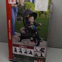 Radio Flyer City 4-in-1 Stroll 'N Trike, Black, for Riders 1-5 Years Old, 4 Riding Modes, 3 Point Harness with Comfort Pad, Parent Controlled Steering, Rear Storage, Stroller Tricycle for Toddlers, Large