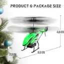 BUSSGO RC Helicopter, Remote Control Helicopter for Kids with 30Mins Flight(2 Batteries), 7+1 LED Light Modes, Altitude Hold, RC Toys for Boys Girls