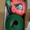 Supet Raised Inflatable Dog Cone Collar to Stop Licking, Soft Dog Cone Alternative After Surgery, Pet Neck Donut Collar for Small Medium Large Dogs (M(Neck 9"-12.5"), Watermelon)