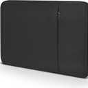 17.3 inch Laptop Sleeve Case for HP 17 inch Laptop/Envy 17 / Pavilion 17, ASUS Vivobook 17, Acer Aspire 17, Dell Inspiron 17, Lenovo Ideapad 17, Water-Resistant Computer Bag with Accessory Pocket (Black)