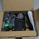 WEP 927-IV Soldering Station Kit High-Power 110W with 3 Preset Channels, Sleep Mode, LED Magnifier, 5 Extra Iron Tips, Tip Cleaner, 2 Helping Hands, Tip Storage Slots, Lead-free Solder Wire, Tweezers