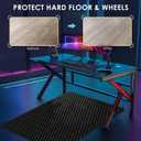Vicwe Office Chair Mat for Hardwood Floor, 48" x 40" Large Chair Mats, Gaming Chair Mat for Hardwood, Easy Glide for Chairs, Multi-Purpose Floor Protector Desk Chair Mats for Home Office