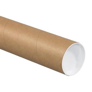 Aviditi BOX USA BOX USA Mailing Tubes, 3" W x 26" H, 24-Pack - Round Corrugated Tubes for Mailing and Storage of Blueprints, Artwork, Crafts, Posters, Long Art Holder