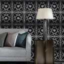 33 Pack 3D Wall Panels for Interior Wall Decor, Paneles Decorativos para Pared, Black Accent Wall Peel and Stick, 12''x12'' PVC Wall Panels for Gaming Room, Bedroom, Living Room, TV Background