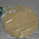 MCEAST 100 Pack Round Brown Kraft Paper Doilies 13.5 Inches Lace Paper Place Mats Rustic Scallop Doily Disposable Table Pads for Food Cakes Crafts Party Weddings Tableware Decor