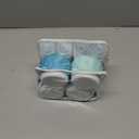 Mrsdry Travel Size Toiletries 8 Pack, TSA Approved 3oz Silicone Squeeze Bottles & Cream Jars with Clear Travel Bag