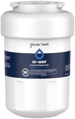 GLACIER FRESH Replacement for MWF Refrigerator Water Filters, SmartWater MWFP, MWFA, GWF, HDX FMG-1, WFC1201, RWF1060, 197D6321P006, Kenmore 9991, 1 Pack