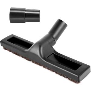 12" Universal Vacuum Cleaner Floor Brush Attachments 1 1/4 inch(32mm) for Shark Vacuum Brush Attachments,360 Swivel Hardwood Brush & Adapter with Horse Hair Attachments for Shark Vacuums Accessories