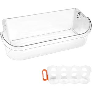241505501 Refrigerator Door Shelf Bin Compatible With Frigidaire Door Shelf Bin Replacement Parts PS976749, AP3768947, 241808231, 241808210 Frigidaire replacement door shelf