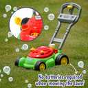 Maxx Bubbles Deluxe Bubble Lawn Mower Toy  Includes 4oz Bubble Solution | Outdoor Bubble Machine for Kids | Easy to Use, No Batteries Required | Amazon Exclusive, Red  Sunny Days Entertainmen