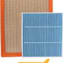 Engine Air Filter&Cabin Air Filter Combo Pack-Compatible with Toyota Tundra 2014-2021 4.6L/5.7L,Sequoia V8-5.7L 2014-2022-CF10285&CA11895
