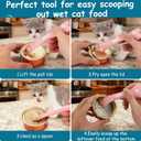 AIERSA Cat Food Can Lid Set, Includes Treat Squeeze Spoon for Wet Food, Silicone Cans Covers, Cat Can Opener with Spatula, Freeze Dried Snacks Clip, Nutritional Supplements Measuring Spoon