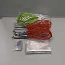 16 Sets 12 Inch Whisks Bulk DIY Fillable Whisk Gifts Colored Silicone Whisks for Cooking Heat Resistant Egg Beaters for Candy Holder Party Favors