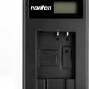 Norifon CGA-S007 LCD USB Charger for Panasonic DMC-TZ11, DMC-TZ15, DMC-TZ4, DMC-TZ5, Lumix DMC-TZ1, DMC-TZ2, DMC-TZ3, DMC-TZ4K, DMC-TZ4S, DMC-TZ50 Camera and More