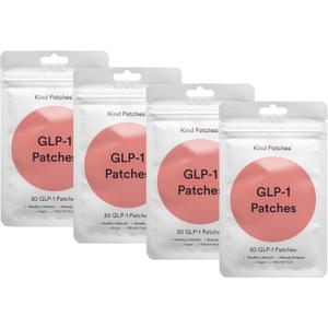 GLP-1 Patches by Kind Patches for Women and Men - 4 Pack, 120 Count