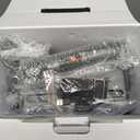 Karaoke Machine with 2 Wireless Microphones: Portable Bluetooth Speaker for Adults & Kids - PA System with Lights Supports TWS/TF Card/USB/AUX for Home Party-Studio Monitors (Gray)