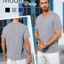 Neer 3 Pack Men's Big and Tall T-Shirts, 3-Color, 6X-Large