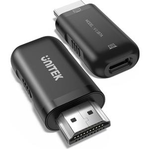 Unitek USB C to HDMI Adapter Uni-Directional Type-C Female Video Source to HDMI Male Display Converter 4K 60Hz Thunderbolt 3/4 Adapter for MacBook Pro/Air iPhone Series iPad Pro Windows Surface