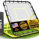 4x4.5 Ft Baseball Rebounder, Multi-Sport Trainer for Soccer and Volleyball, Adjustable Angles, Easy Storage, Durable Construction, Enhances Agility, Precision, Reflexes, Solo Practice