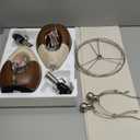 OYEARS Boho Table Lamps Bedroom Living Room Set 2,Suitable for Small Space,Farmhouse RattanTable Lamp 19Rustic Egg Design Resin Light Decoration,Nightstand Bedside Lamps for Office Study Rest