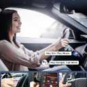 ByteWave 4-in-1 Wireless CarPlay Adapter for Streaming Netflix/YouTube/TikTok/TF Card, 2025 Magic Video AI Box & Android Auto Dongle, Plug & Play, Fits for OEM Wired CarPlay Cars-Silver
