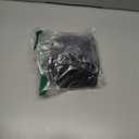 YBCG Push Up Strapless Plunge Bra with Clear Straps Convertible Lace Padded Add 2 Cups Underwire Low Cut for Women (Black)