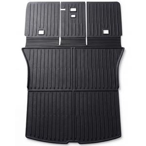 for Tesla Model Y Juniper 5-Seat Rear Trunk Mat with Backrest Mats All-Weather Seat Back Cover Seatback Liner TPE Interior Accessories 2025 2026 New