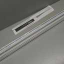 LazBlinds No Drill Zebra Blinds for Windows 30.5" W x 64" H, White