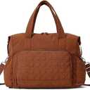 Green Canyon 40L Weekender Duffle Bag, Khaki | Convertible Weekender Tote with Luggage Sleeve & Detachable Strap for Travel, Gym, Sports & Daily