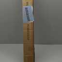 Wood Double Curtain Rods Set for Windows 72 to 144 Inches (6 to 12 ft), Adjustable Heavy Duty Dual Drapery Rods, 1 Inch Boho Rustic Decorative Design with Imitation Wood Grain Leaf Finials