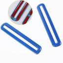Voodonala for Challenger Door AC Outlet Vent Ventilation Grille Embellishment Cover Trim for 2015-2024+ Dodge Interior Challenger, ABS Blue 2pcs
